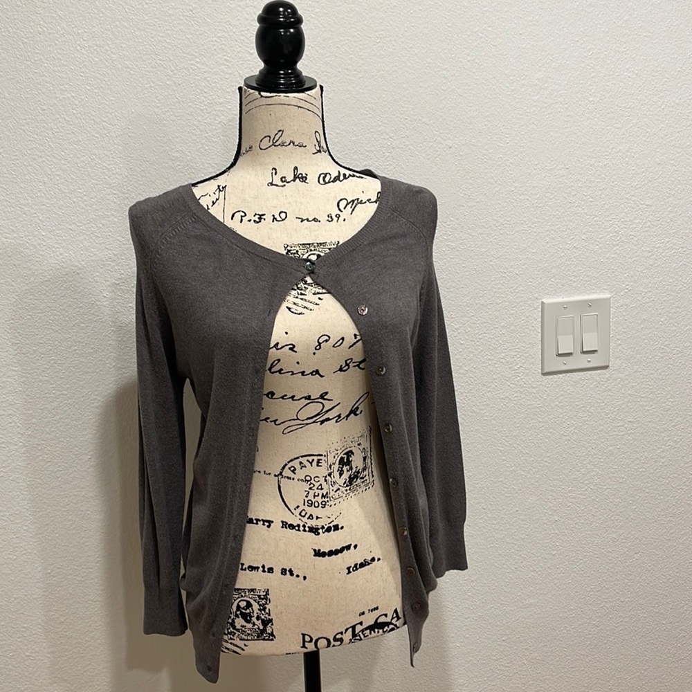 Zara Gray Cardigan - Medium